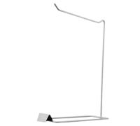 IMIKEYA Nail Art Display Stand Metal Rack Stable Base and Modular Slots for Salon or Exhibitions, White Vertical Multilayer Plate Manicure Holder Enhanced Visual Appeal