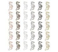 IMIKEYA Nail Charms to Create Attractive Designs 30 Pcs Dragon Shaped in Aluminum Alloy Unique Chinese Style Nail Art Decorations Color for Manicure for Party and Dating