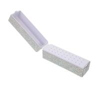 IMIKEYA Nail Drill Bits Holder Stand 30 Holes Portable Nail Drill Organizer Case with Dustproof Lid for Manicure and Salon Use