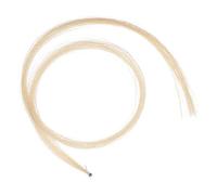 IMIKEYA Natural Beige Horse Hair for Violin and Viola Bow Replacement, Lightweight Unbleached Horsetail with Pre-tied Sealed End, Easy Attachment for Beginner and Student String