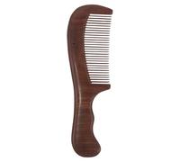 IMIKEYA Natural Wood Hair Comb with Curved Handle Static Fine Tooth Comb for Scalp Massage Portable Hair Care Tool for Women Durable Tangle Wooden Comb