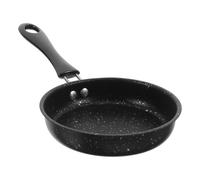 IMIKEYA Nonstick Maifan Stone Stainless Steel Skillet with Even Heat Distribution Black Abs Handle Breakfast Pancake Omelette Fry Pan for Quick Daily Cooking, Suitable for Small Families