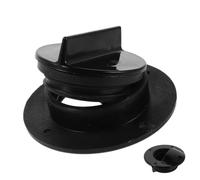IMIKEYA Nylon Boat Scupper Plug with Rubber Seal, Leakproof and Corrosion Resistant Drain Stopper for Raft and Baitwell, Quick Installation Marine Drain Plug for Inflatable Boats