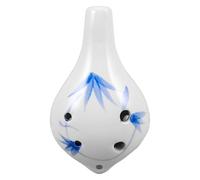 IMIKEYA Ocarina C and Suitable Professional in Musicians Beginners for Ceramic Flute with Six-hole Design Alto Key, Portable Ergonomic Instrument Musical Styles