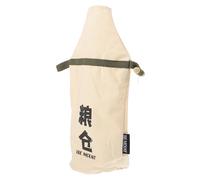 IMIKEYA Outdoor 1KG Leakproof Canvas Rice Bag Funnel Large Capacity Storage Pouch for Camping and Food Supplies