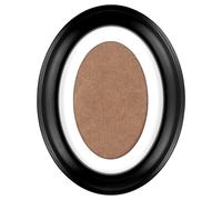 IMIKEYA Oval Picture Frame with Seamless Nail: 11x9inch Classic Photo Display Frames for Wall Hanging Art Home Bedroom Living Room Gallery Decor
