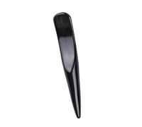 IMIKEYA Ox Horn Scraping Stick Body Massager with Scraping Function for Travel and Business Trip, Black Massage Tool to Relax Body and Mind
