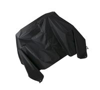 IMIKEYA Oxford Cloth Dual-sided Drum Set Protective Cover Black and Silver Waterproof Dustproof Sleeve for Jazz and Rock Drums