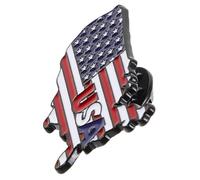 IMIKEYA Patriotic Enamel Usa Flag Brooch Pin for Independence Day Election Support Lapel Badge Versatile Political Expression Accessory for July Memorial Day and American Celebrations