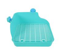 IMIKEYA Pet Potty Trainer Small Animal Toilet Plastic Light Green Easy to Use Keeps Pet Clean for Rabbit Gerbil Galesaur Indoor Living Room Park Random Color