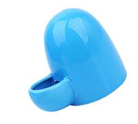 IMIKEYA Pet Water Dispenser and Automatic Feeder in Blue 200ml Ceramic Self-dispensing Feeding Bowl for Small Cats and Rabbits to Feed Your Pet while You Leave a Short Time