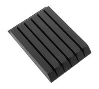 IMIKEYA Piano Keytops 6Pcs Black Plastic Flats Replacement Parts with Glossy Finish for Keyboard Piano Repair Kit Suitable for Instrument Keys