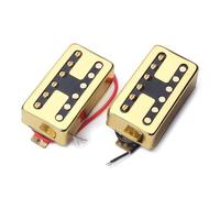 IMIKEYA Pickup Humbucker Double Coil for Electric Guitar Gold Suitable for Bridge and Neck Positions for -style Guitar Bass Modifications