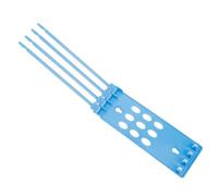 IMIKEYA Pigeon Foot Ring Holder Pigeon Ring Rack Plastic Leg Band Holder Easy Management and Breed Distinguishing Blue Size for Breeding Poultry Management