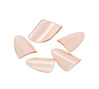 IMIKEYA Pipa Nail Supplies 5pcs Protective Covers Orange Nails PC Material round Edge Design, Easy to Clean for Playing Lute and Guzheng for Professional Musicians