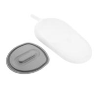 IMIKEYA Plastic Bedpan Pot Long Handle Sloped Design Prevents Spilling Convenient Bowel Care for Bedridden Individuals Mobility-impaired Elderly Outdoor Urine Pot