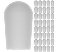 IMIKEYA Plastic Clothes Hanger Hook Ends, 200pcs Hanger Hook Protector Caps Hanging Hook Tip Covers Wire Protector for Metal Hangers 5mm