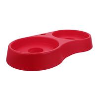 IMIKEYA Plastic Fire Extinguisher Bracket with Red Base for 6.6-11 Lb Extinguishers, Wide Compatibility and Movement Prevention, Suitable for Commercial and Underground Parking Use