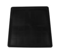 IMIKEYA Plastic Parakeet Toilet Pan with Smooth Surface and Poop Tray for Small Pets, Sturdy Black Plastic Bunny Potty Tray Prevents Soiling Floor in Rabbit Hutch Or Small Animal Cage