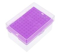 IMIKEYA Plastic Pipette Tips Box 96 Well Pipette Tip Holder Compact Design Multiple Compartments Space Saving for Scientific Research and Experiments