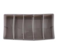 IMIKEYA Plastic Pp Cash Tray with Multi-grids for Easy Organization and Improved Efficiency, for Laboratories and Counter Use, Portable Desktop Holder for Cash and Ticket Storage