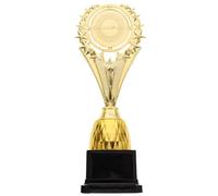 IMIKEYA Plastic Trophy for Winners Elegant Design and Easy to Transport, Golden Colour Suitable for Competitions and Recognizing Achievements, for Business and Sports Awards