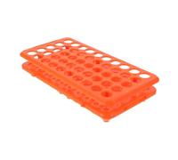 IMIKEYA Plastic Tube Holder with Silicone Pad Test Tube Rack for Laboratory and Hospital Sample Management Upright Secure Storage Organizer for Chemistry and Samples