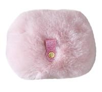 IMIKEYA Plush Earphone Case Cover for Wireless Pro Gen Shockproof Earbuds Sleeve with Fluffy Soft Protective Design Precise Charging and Button Accessory Cute Pink Decor