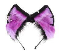 IMIKEYA Plush Fox Ears Headband for Adults Handmade Cosplay Accessory with Lightweight Ergonomic Design Soft Material Comfortable Fit for Role-playing Lolita Styles and Holiday