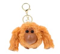 IMIKEYA Plush Stuffed Gorilla Doll Keychain Lightweight Bag Pendant Reusable Monkey Key Ring Charm for Women Men Backpack Decoration
