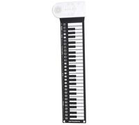 IMIKEYA Portable 49-keys Silicone Foldable Roll-up Piano with Electronic Components, Lightweight and Portable Keyboard Piano for Children and Adults to Practice Music Anywhere