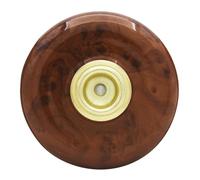 IMIKEYA Portable Anti-slip Cello Stopper Pad Made of Plastic and Metal, for Professional Cellists Playing on Stage or Honing Skills at Home, Brown Floor Protector