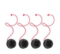 IMIKEYA Portable Billiard Chalk Holder 4Pcs Rubber Pool Chalk Container Compact Design for Snooker and Pool Table Players