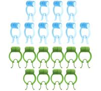 IMIKEYA Portable Nose Clips Reduce Nasal Mucus 20pcs for Lung Breathing Training and Stop Nosebleeds, Practical Nasal Clips Made of Pom and Eva for Daily Use