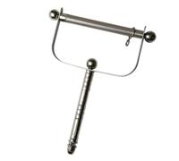 IMIKEYA Portable Parrot Stand Stainless Steel Bird Perch for Rest and Exercise Sturdy Lightweight Platform for Exploring and Adventuring