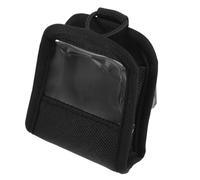 IMIKEYA Portable Wireless System Protector Case for Guitar Transmitter, Shockproof Oxford Cloth with Belt Clip Holder and Window Pouch, on The Move Stage Gear Organisation