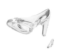 IMIKEYA Princess Slipper Figurine Glass Shoe Slipper Decoration High Heel Shoe Decor for Birthday Party