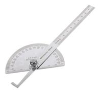 IMIKEYA Protractor Ruler Measuring Tool 180 Degree Angle Finder Stainless Steel Lightweight and Easy to Read for Technical Drawing and Painting