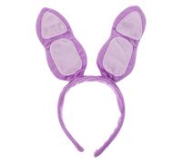 IMIKEYA Purple Bunny Ear Headband for Adults, Lightweight Plush Headpiece with Iron Wire, Prevents Deforming, for Easter Party or Themed Costume Accessories