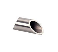 IMIKEYA R35B Stainless Steel Finger Slide Bar for Electric Guitar Acoustic Guitar Slide Tone Bar Silver for Country Jazz Blues Music