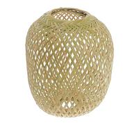 IMIKEYA Rattan Woven Lampshade Wicker Ball Hanging Ceiling Lamp Shade Hand Weaved Pendant Light Cover for Kitchen Restaurants