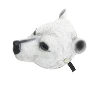 IMIKEYA Realistic Breathable Fit with for Polar Elastic Mask Adults Bear Pu Material and, for Halloween, Carnival, and Cosplay Events