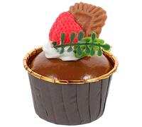 IMIKEYA Realistic Simulation Cake Lifelike Faux Cupcake Model for Photography Window Display and Event Decoration Premium PU Material for Parties and DIY Artwork