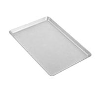 IMIKEYA Rectangular Stainless Steel Serving Tray Large Capacity and Ample Space, Vintage Retro Style Food Platter for Kitchen Storage and Skewers, Elegant Metal Tray for Longterm Use