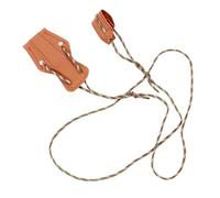 IMIKEYA Recurve Stringer Brown Leather and Nylon Material for Recurve and Straight Longbow Rope Ergonomic Design Ensures Proper Alignment and Protection, Suitable for Professional