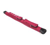 IMIKEYA Red Canvas Sword Bag with Adjustable Belt and Breathable Material, Long Storage Bag with Small Accessory Pocket, Portable Sword Carrying Case for Martial Arts and Tai Chi Practice