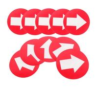 IMIKEYA Reflective Trail Markers Arrow Direction Signs Pvc Material 10pcs with Enhanced Visibility for Outdoor Camping and Stairway Areas
