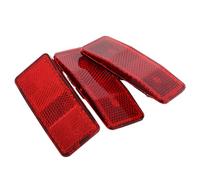 IMIKEYA Reflectors Red Reflectors 3pcs with Glow-in-the-dark Design and Easy Installation for Bike and Stroller, for Night Riding and Travel Safety
