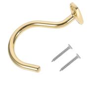 IMIKEYA Replaceable Gold Multi-Function Billiard Hook for Snooker and Pool Table Accessories, Wear-Resistant Cue and Triangle Rack Holder, Convenient Cue Clip for Leisure Sports