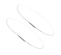 IMIKEYA Replacement Part for Washing Machine 2pc Stainless Steel Door Seal Ring Leak Proof 34cm Washer Door Rubber Ring